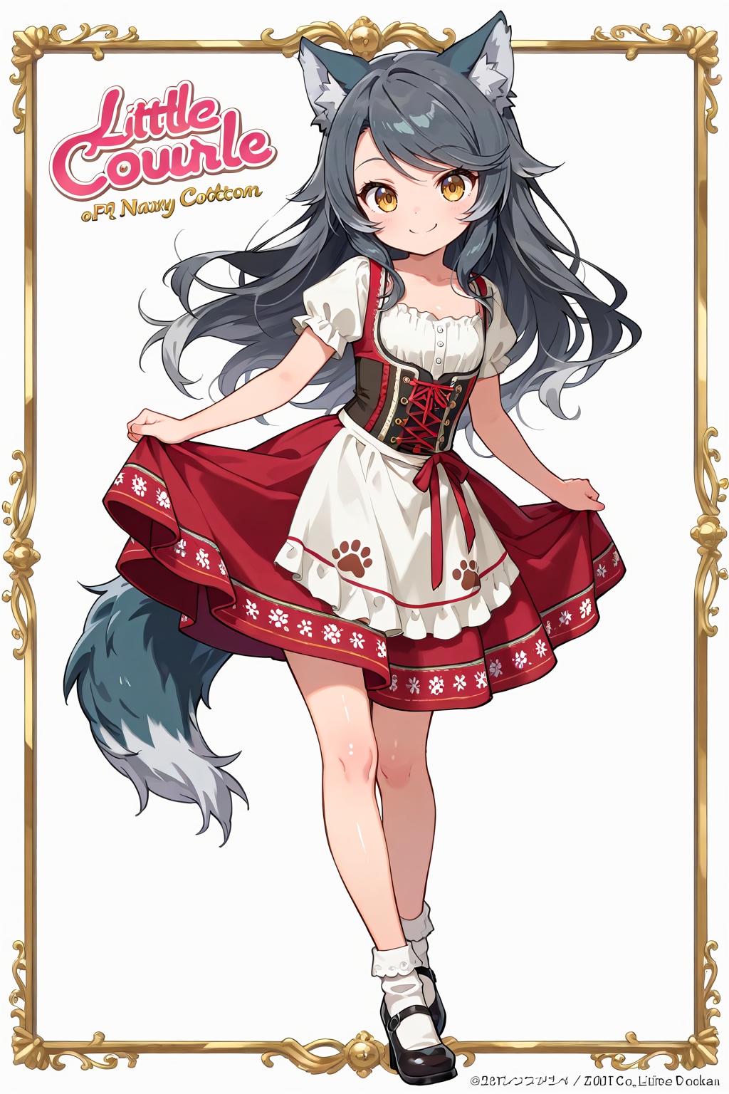 イタリア・南チロル民族衣装・イタリアオオカミ