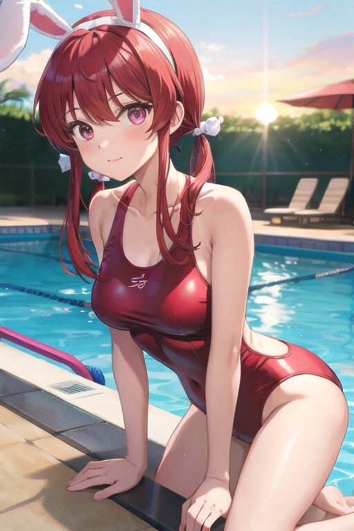 競泳水着バニーガール３