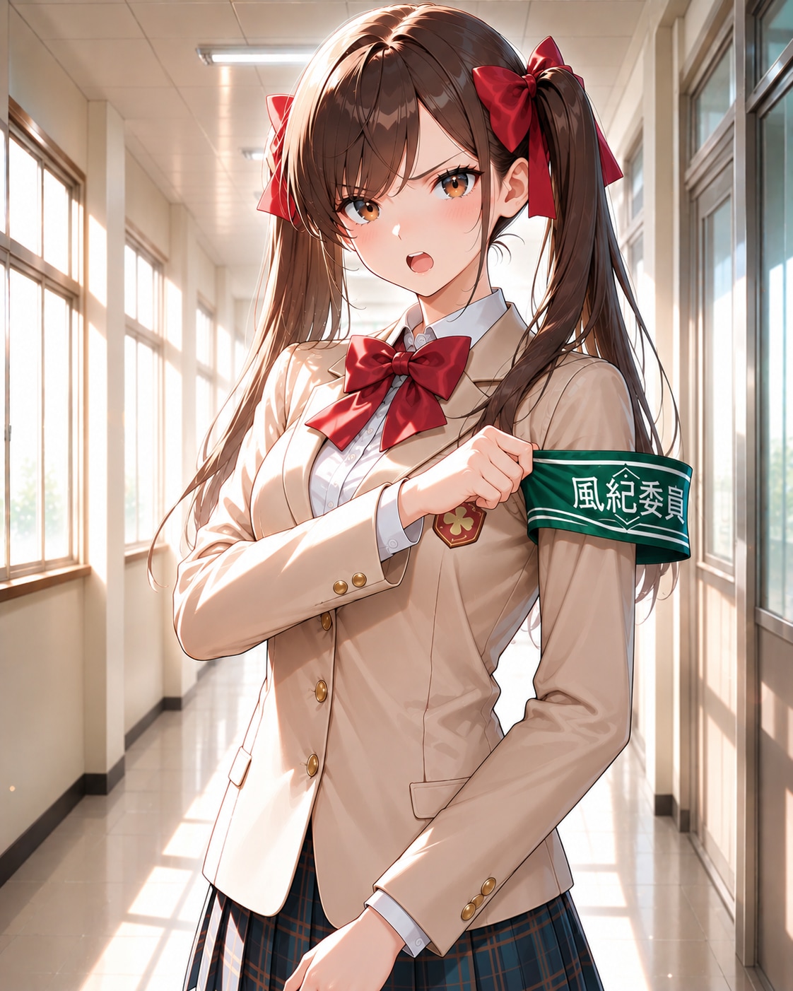 バイトちゃん。常盤台制服黒子風ツインテール | の人気AIイラスト・グラビア