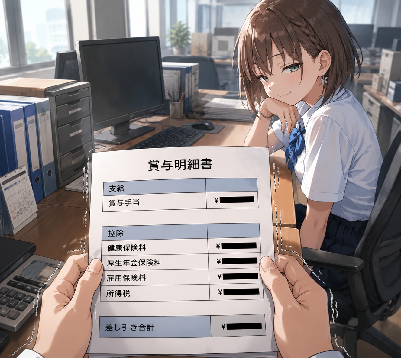 「野田氏。ボーナス出て良かったですね！…でも5月に支払った自動車税、固定資産税のこと忘れていません？他にローン返済…金利も上がるみたいですし…。」