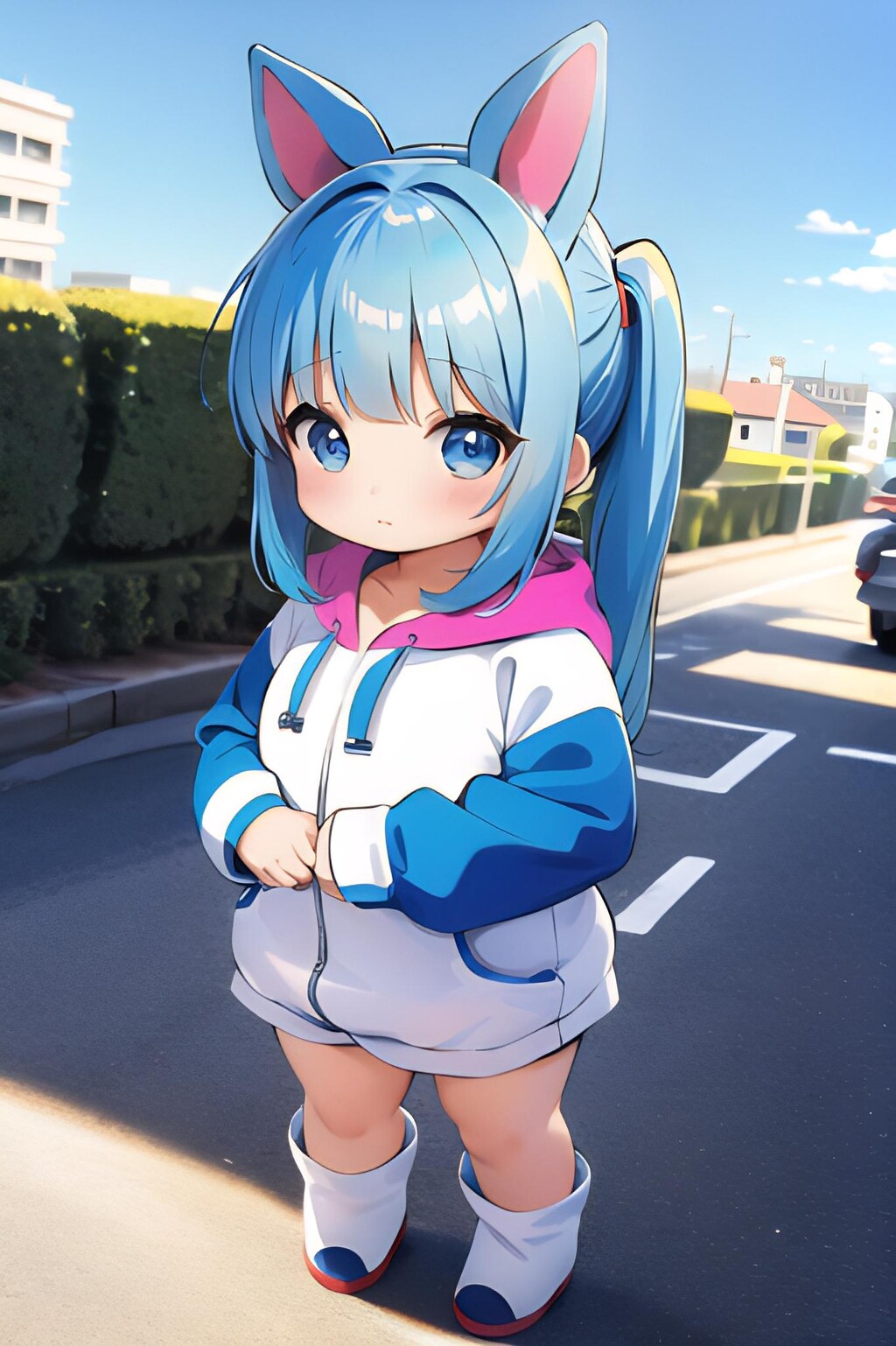 微ぽちゃ体型のちびキャラ