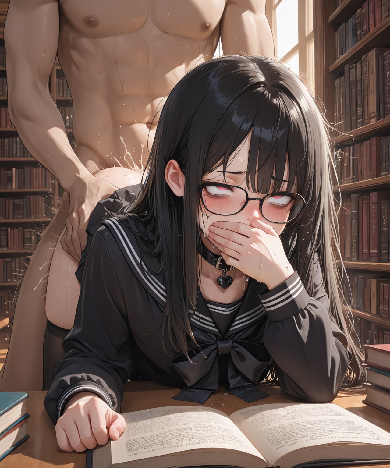 図書室では静かに