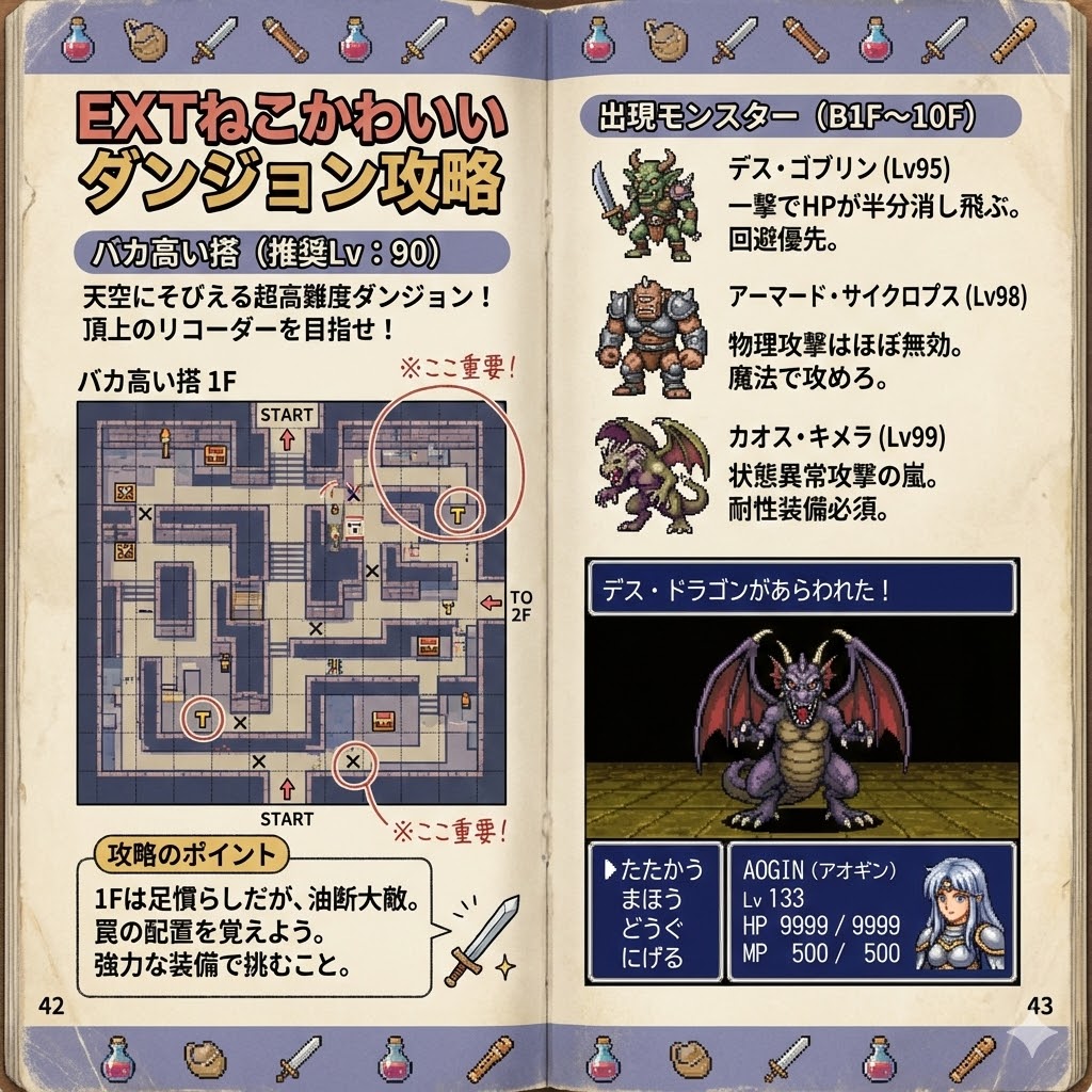 EXTねこかわいいファンタジーの攻略本 | の人気AIイラスト・グラビア