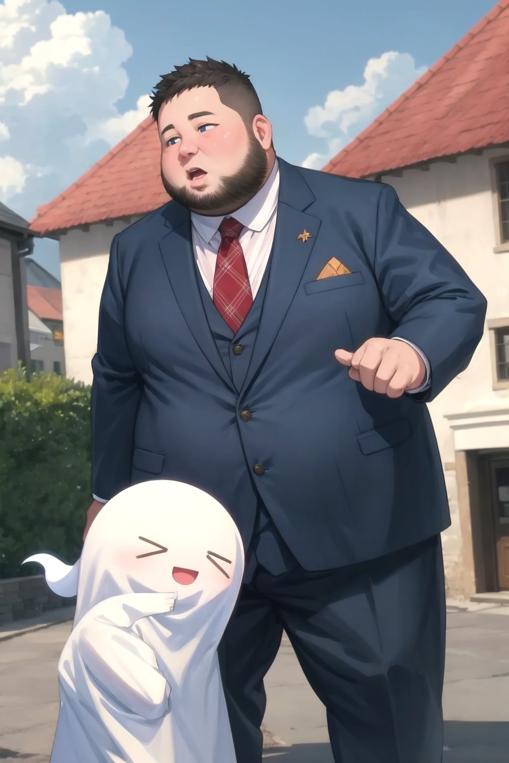 村の仮想大会、村長挨拶