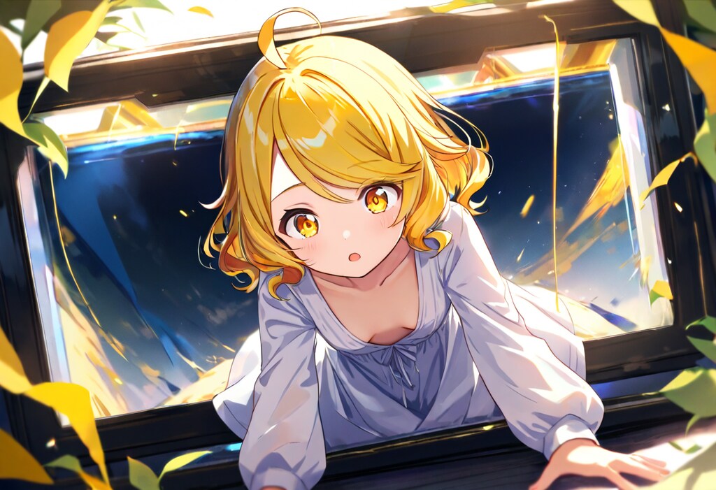 TVの中からこんばんは！