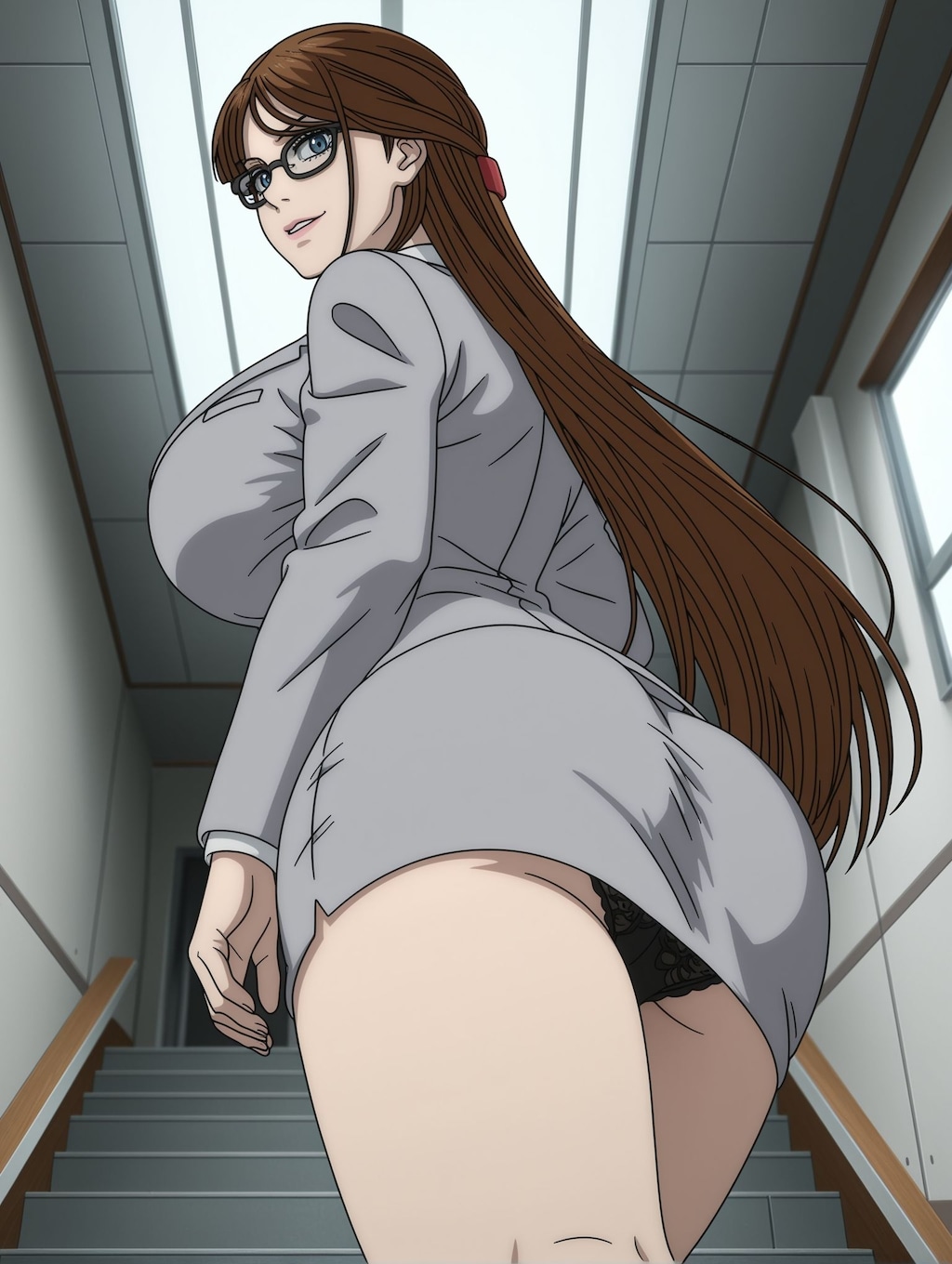 岡田ユリコ×パンチラ