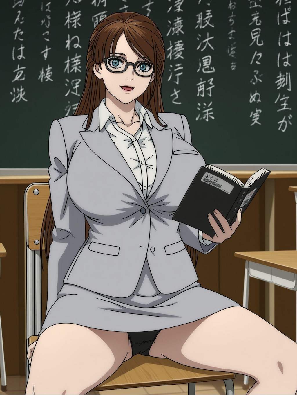 岡田ユリコ×パンチラ