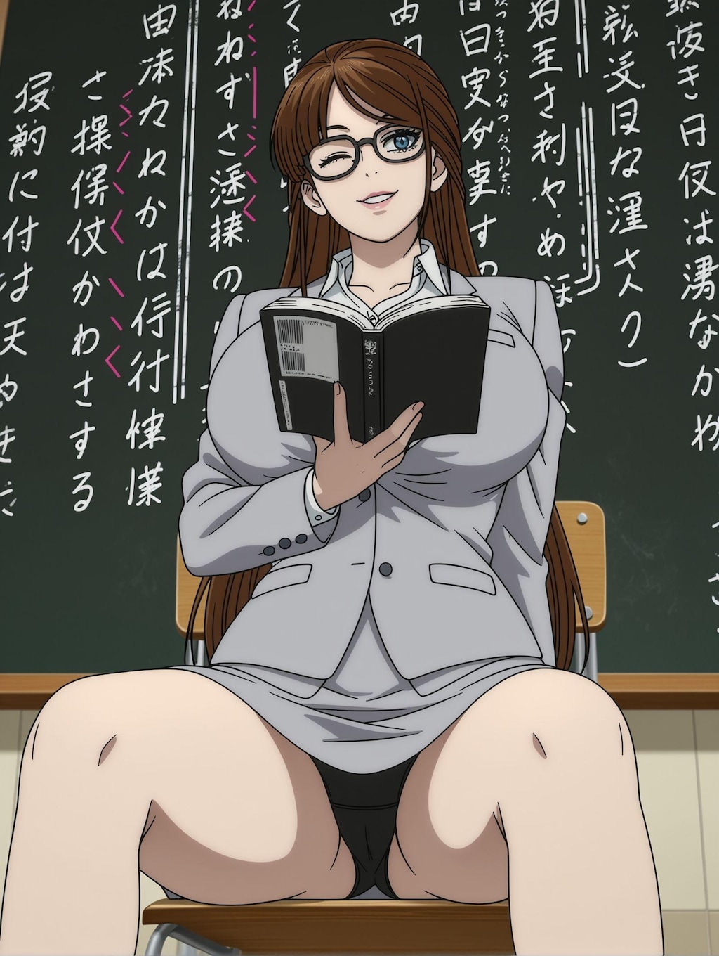 岡田ユリコ×パンチラ