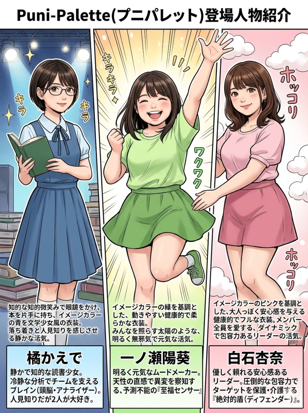 マンガ風キャラシート