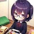 ちび眼鏡ちゃんたちとお弁当 7枚目