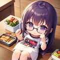 ちび眼鏡ちゃんたちとお弁当 12枚目