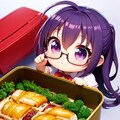 ちび眼鏡ちゃんたちとお弁当 6枚目