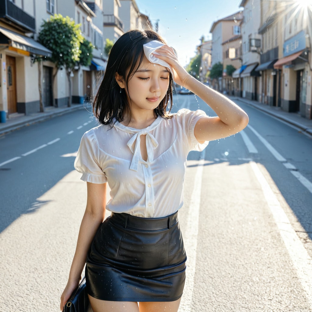 猛暑の外周り営業
