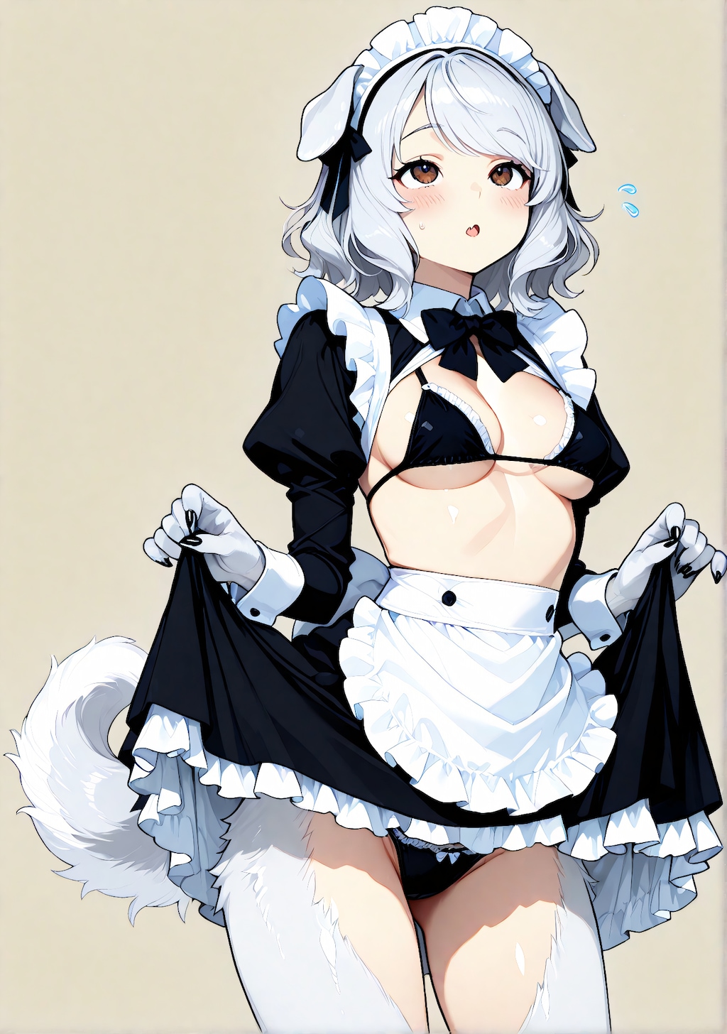 パンツを見せてくれるミリーちゃん