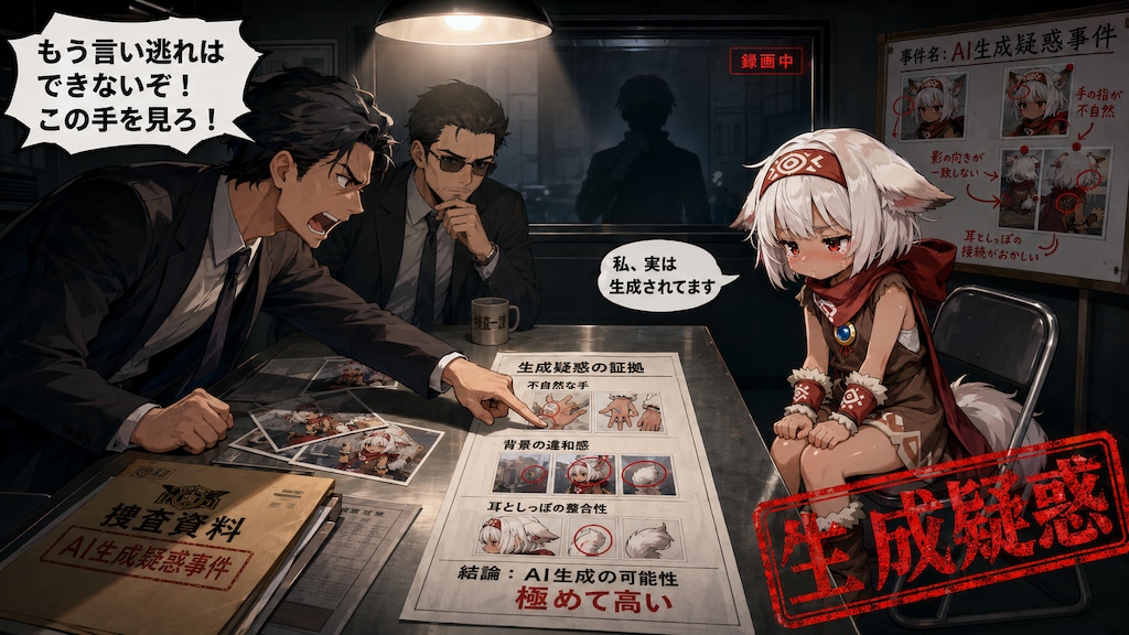 実はＡＩで生成されていた狼耳民族！