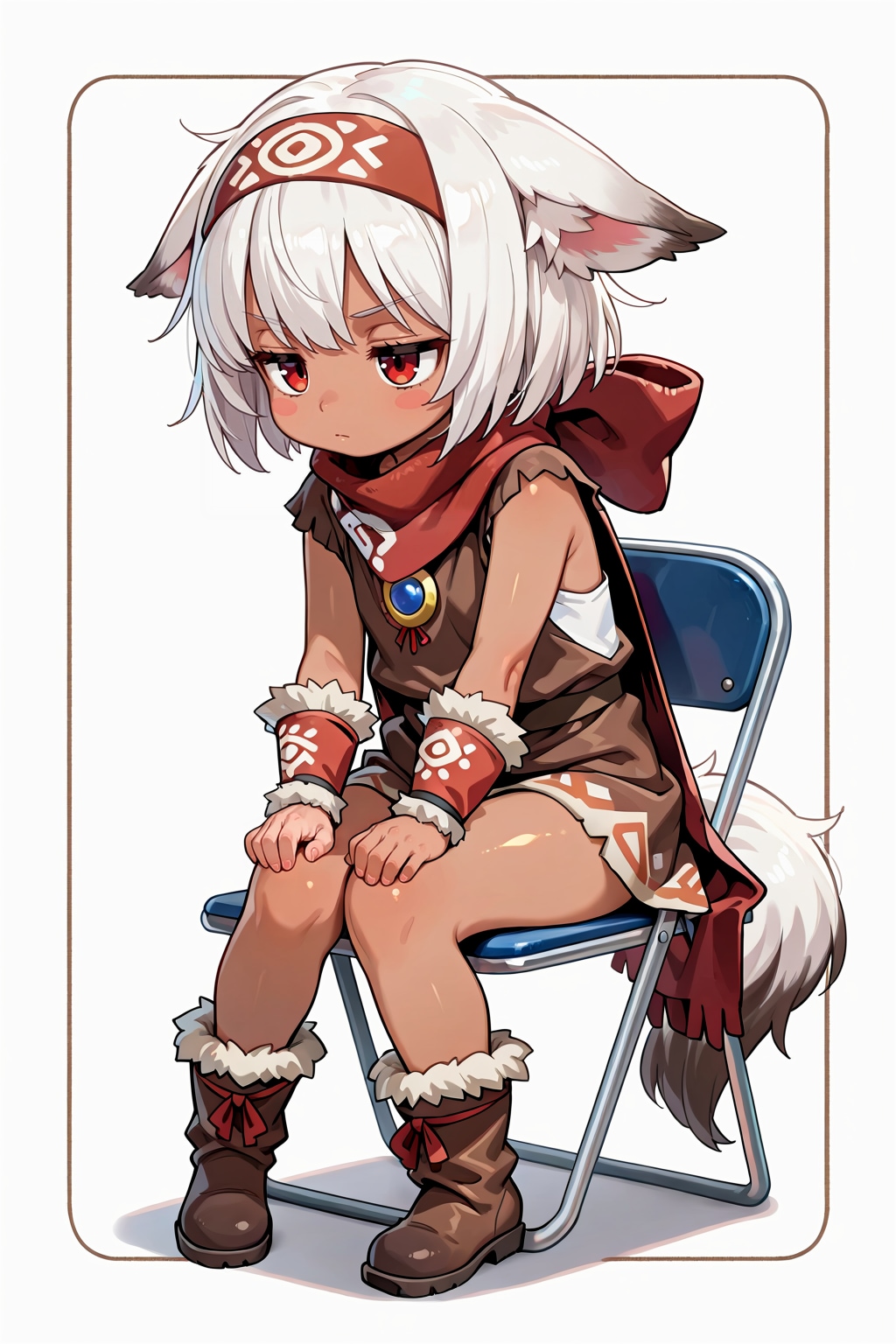 実はＡＩで生成されていた狼耳民族！