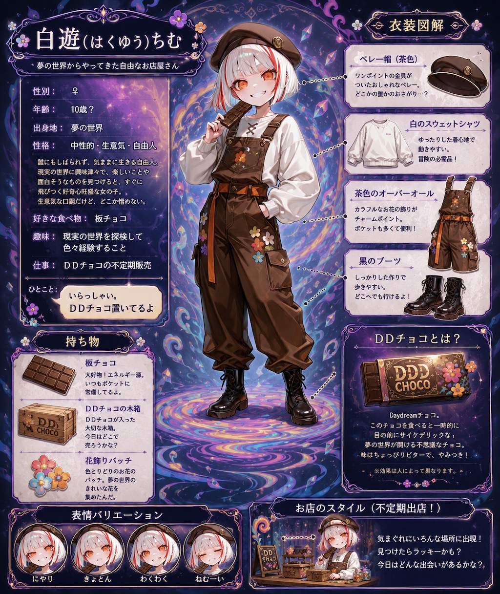 【白遊ちむ】キャラクターシート