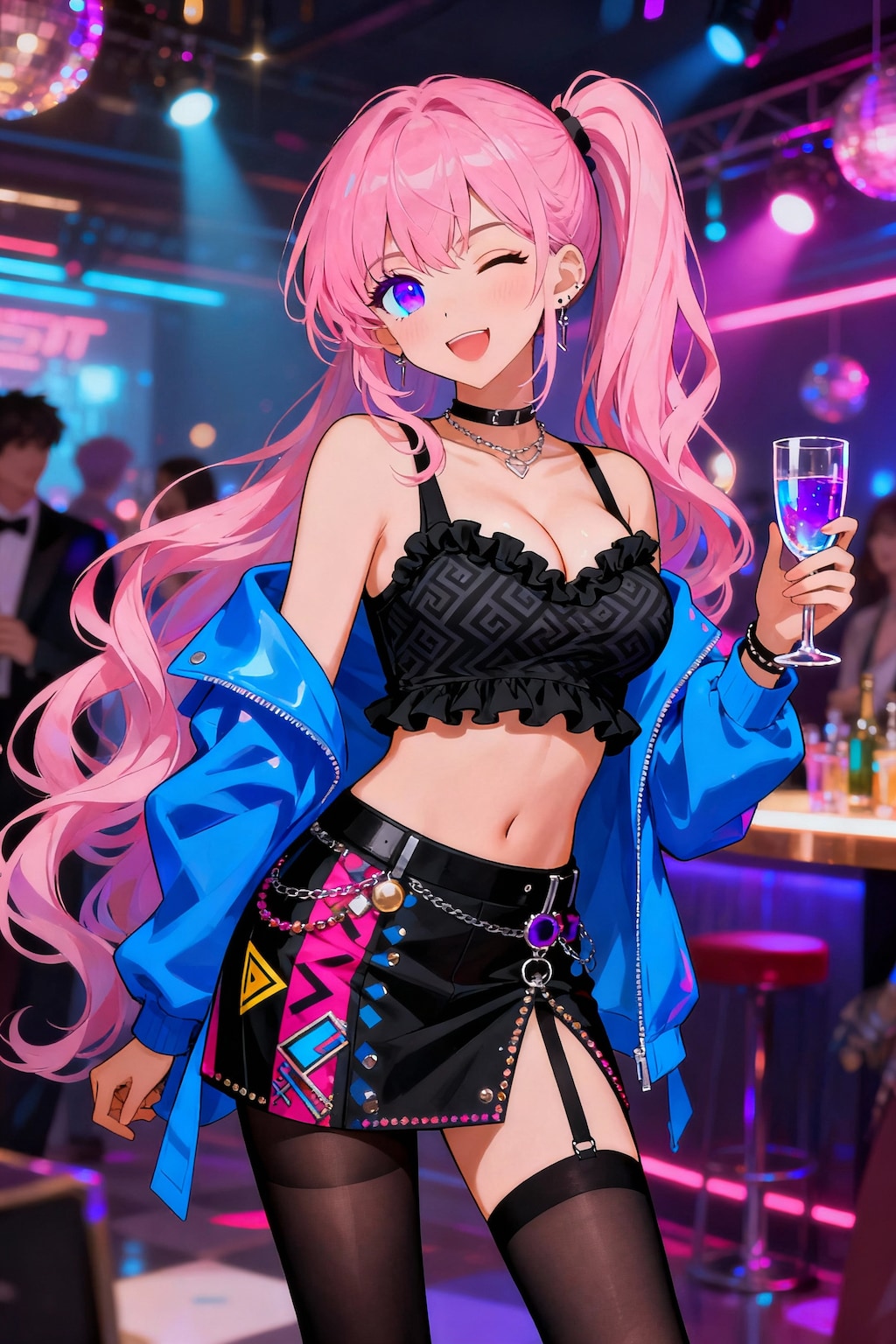 3周年パーティに出場するギャル