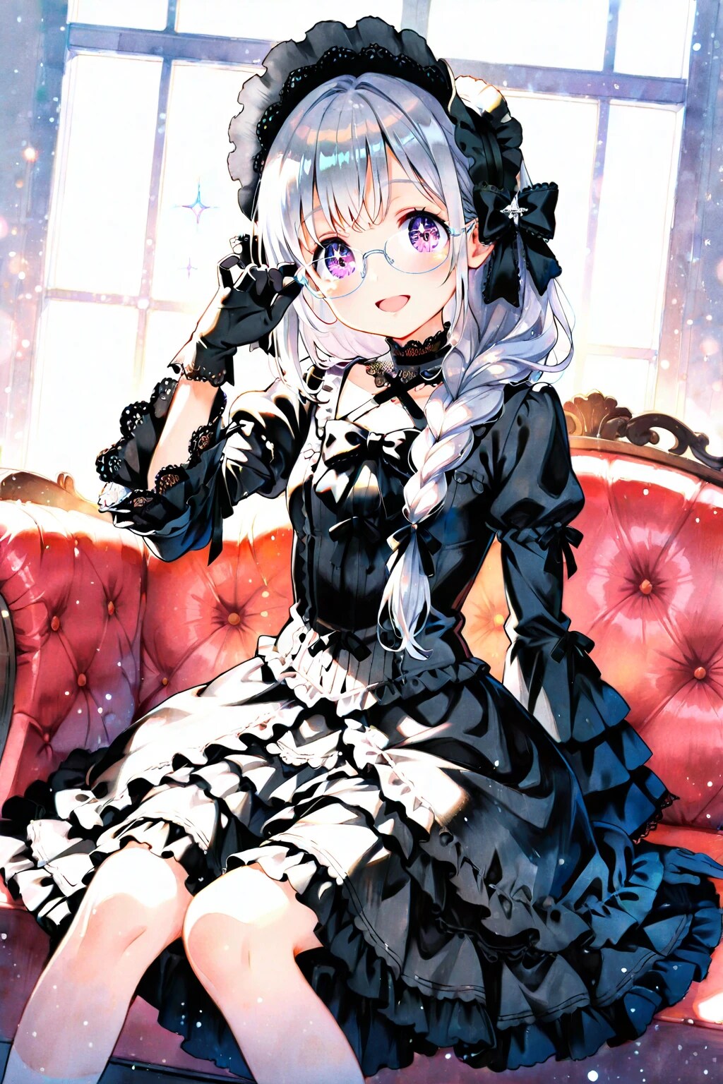 眼鏡三つ編みVEGAちゃん
