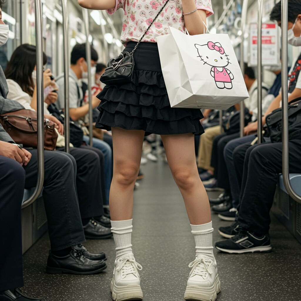 朝の京急(三崎口行き)で見かけた女の子　壱 | の人気AIイラスト・グラビア