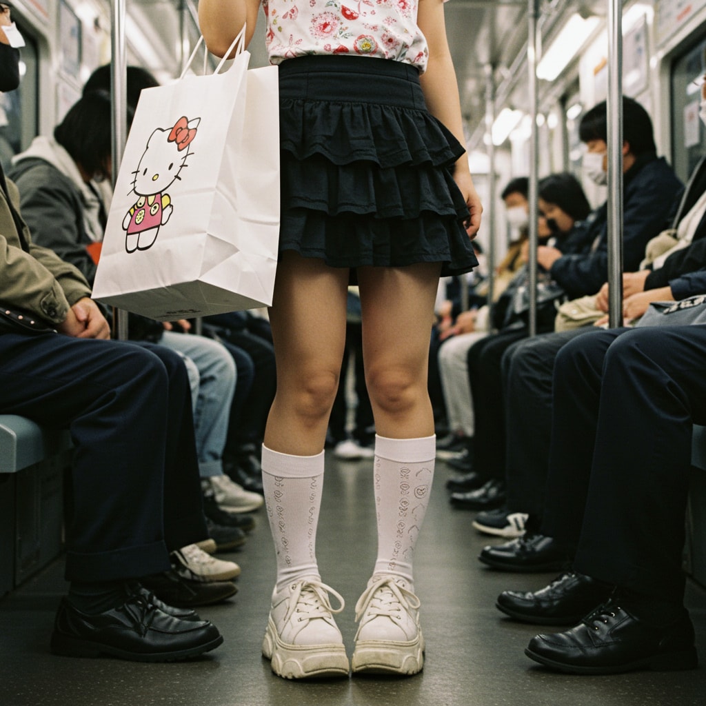 朝の京急(三崎口行き)で見かけた女の子　壱