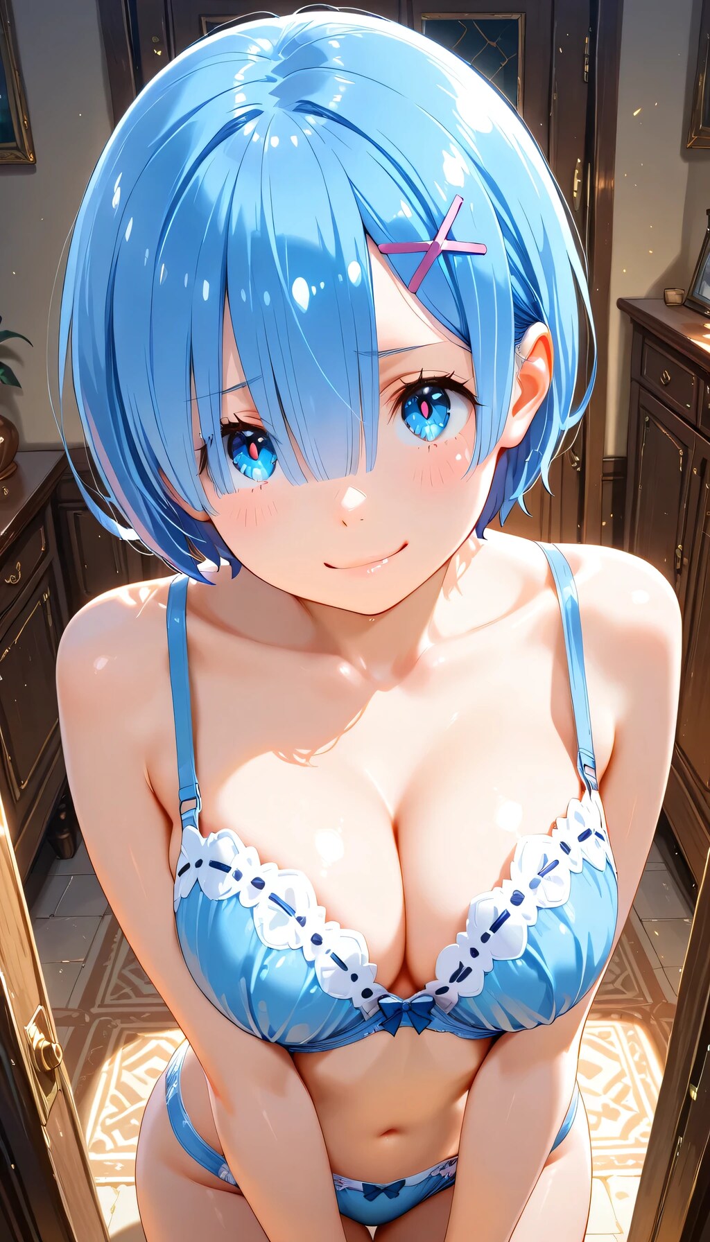 レム×上目遣い