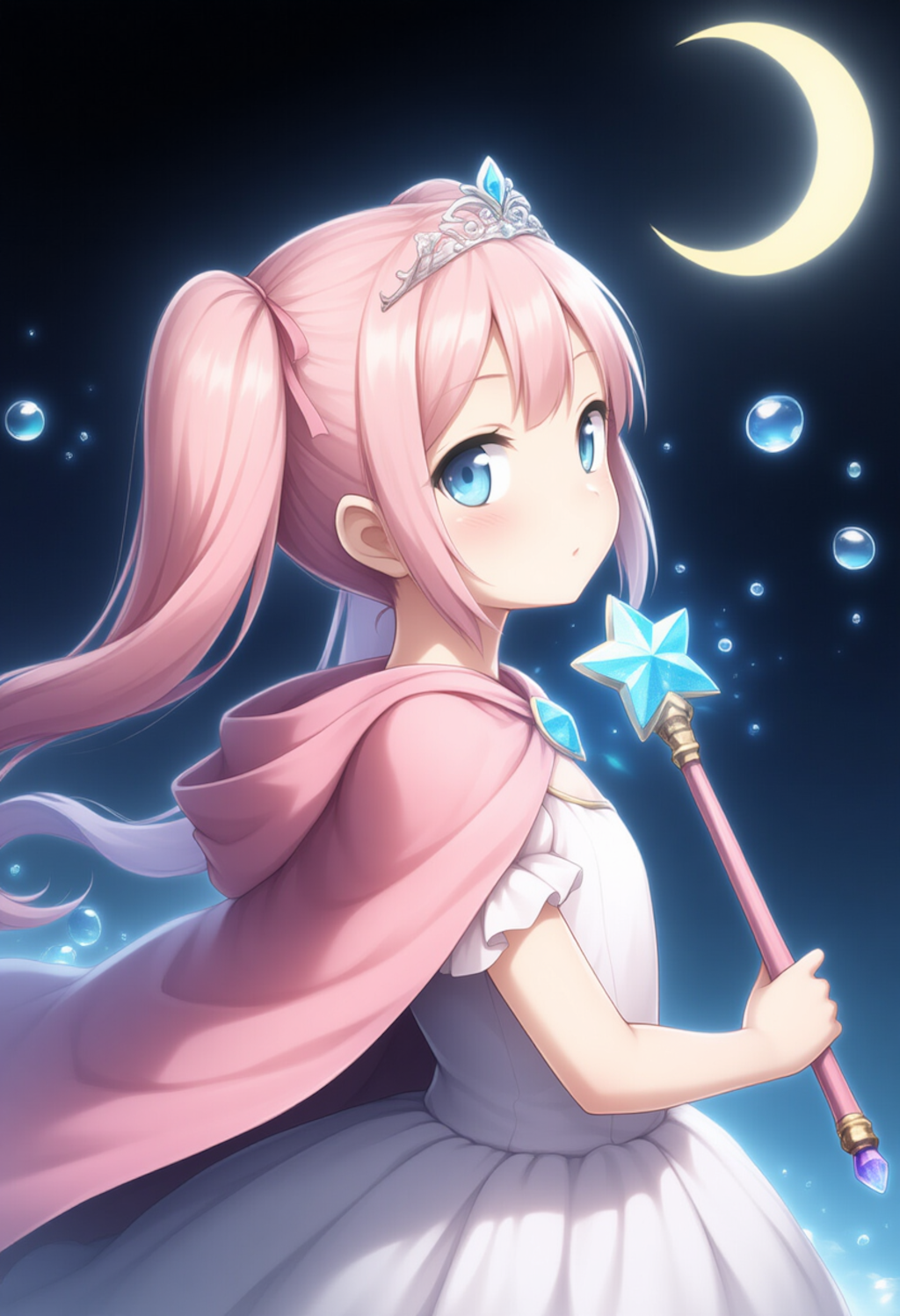 月に願いを