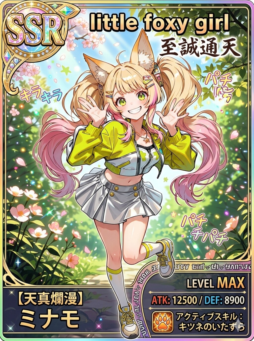little foxy girl＜ミナモ＞誕生