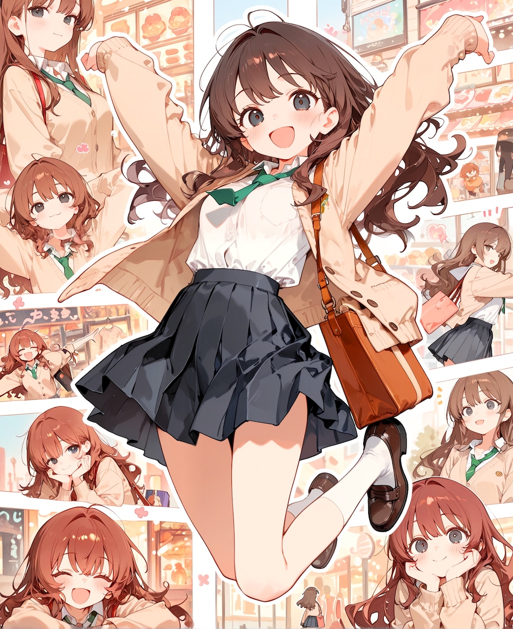 茶髪な買い物少女