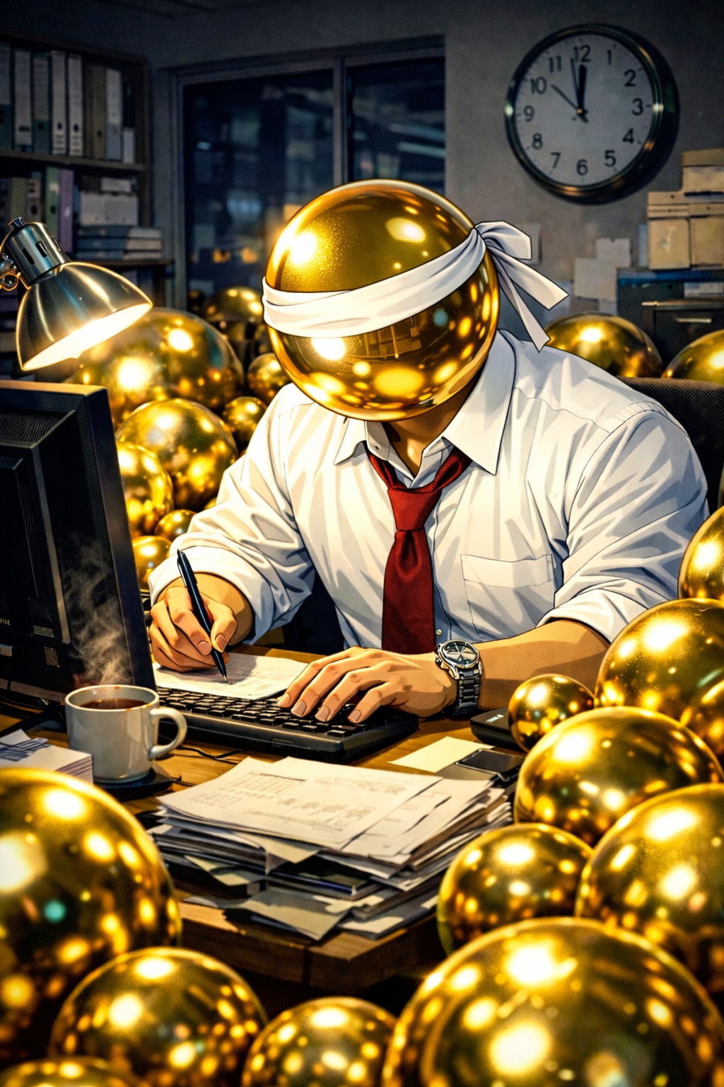 仕事納めくらい定時で帰りたい【サラリーマン金玉郎】