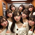 窮屈なエレベータ 2枚目