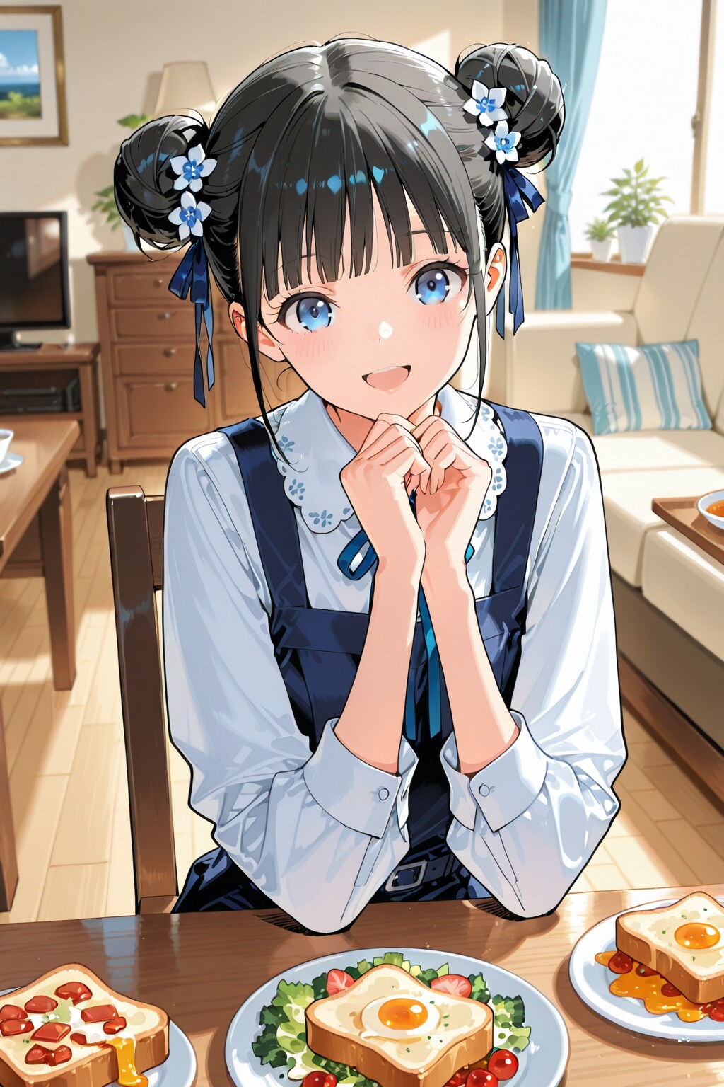 おだんごちゃん🍡✨と朝ごはん🍚✨　6/4