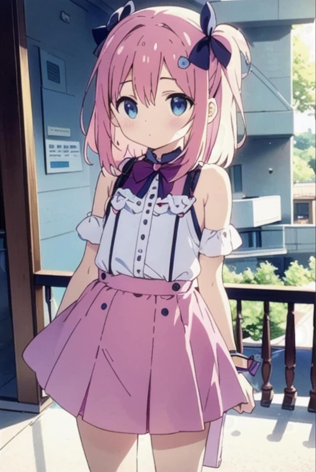 ピンクの髪の毛2☆