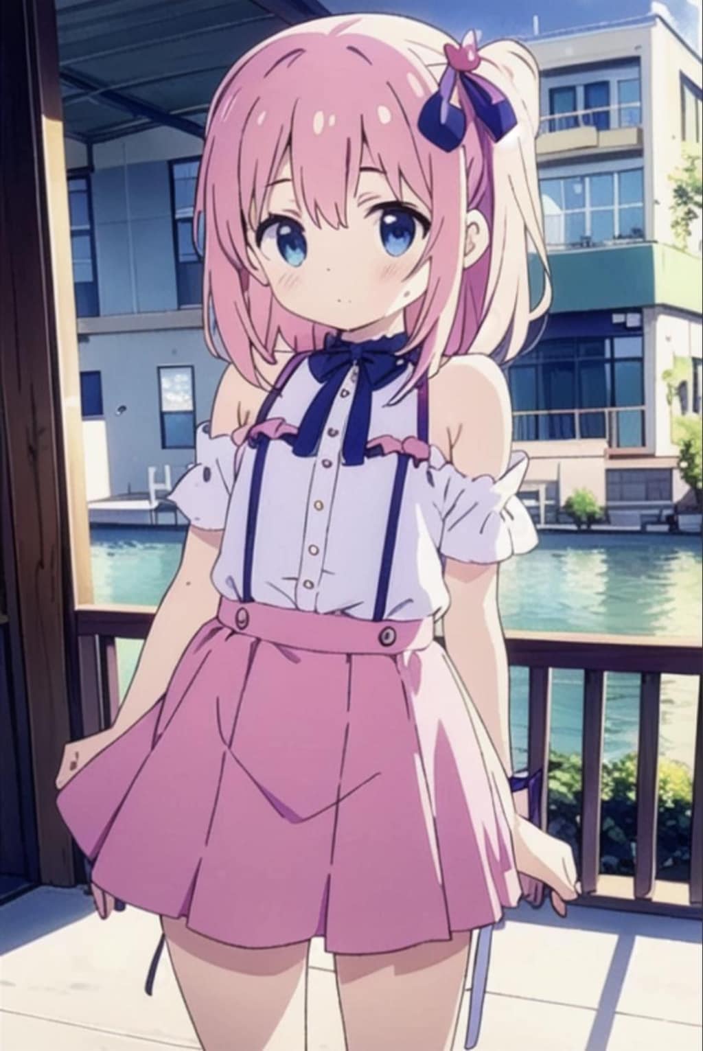 ピンクの髪の毛2☆