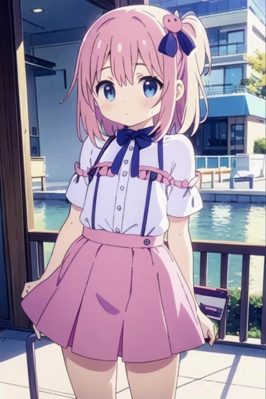 ピンクの髪の毛2☆