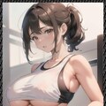 巨乳体操服ブルマ　big breasts gym clothes bloomers 2枚目