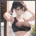巨乳体操服ブルマ　big breasts gym clothes bloomers 9枚目
