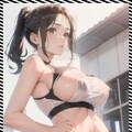 巨乳体操服ブルマ　big breasts gym clothes bloomers 6枚目