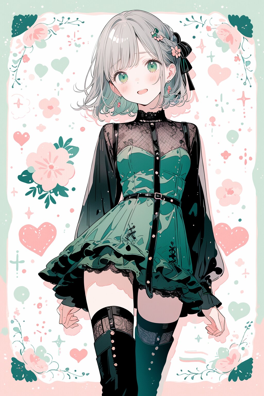 ニーハイいいですね（１） | の人気AIイラスト・グラビア