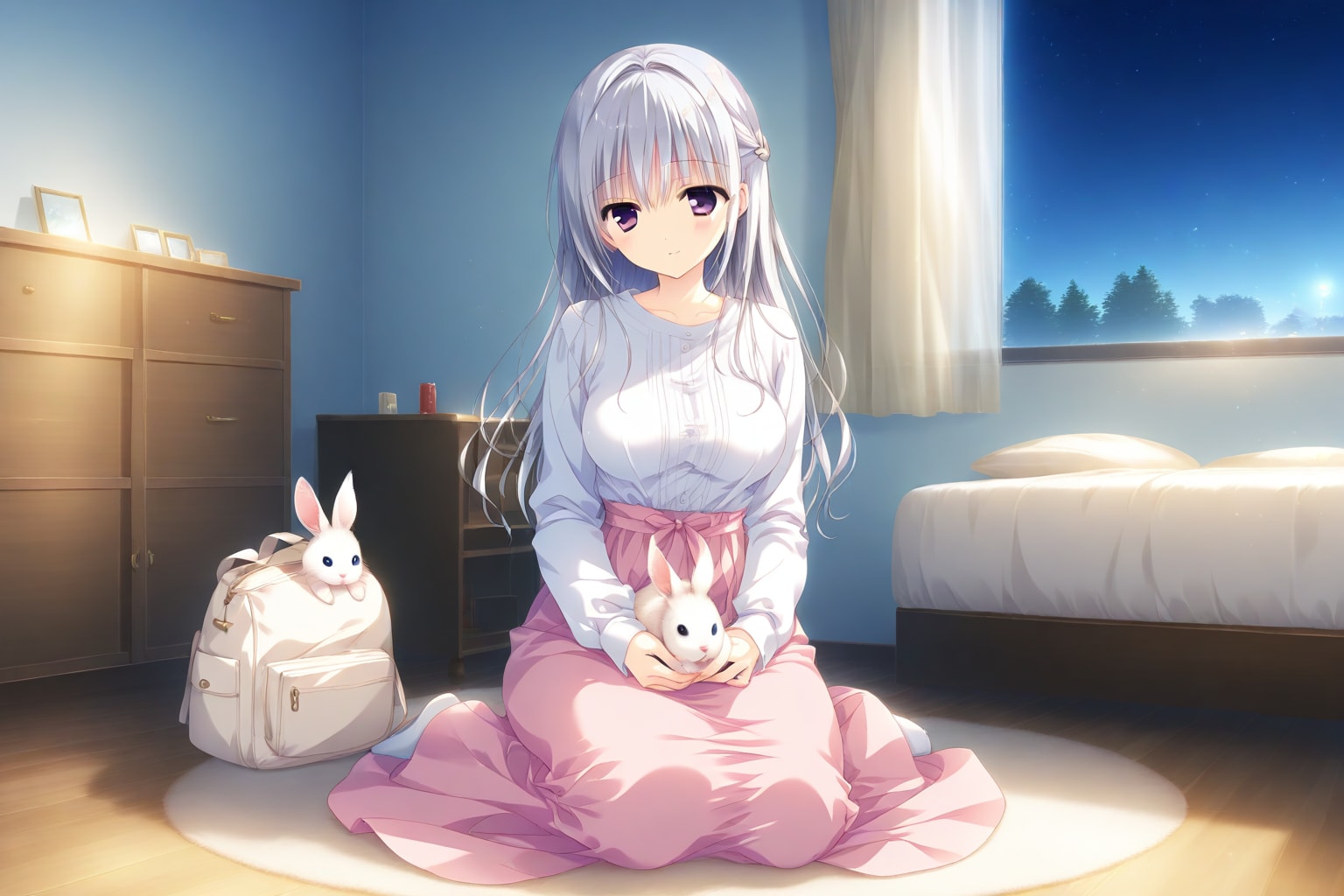 お泊り準備 | の人気AIイラスト・グラビア