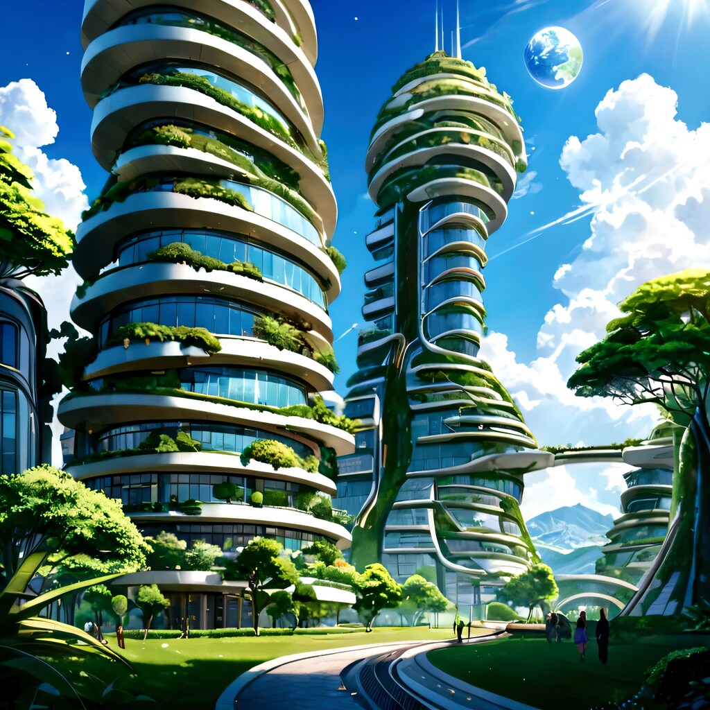 Osake的なAI近未来建築案