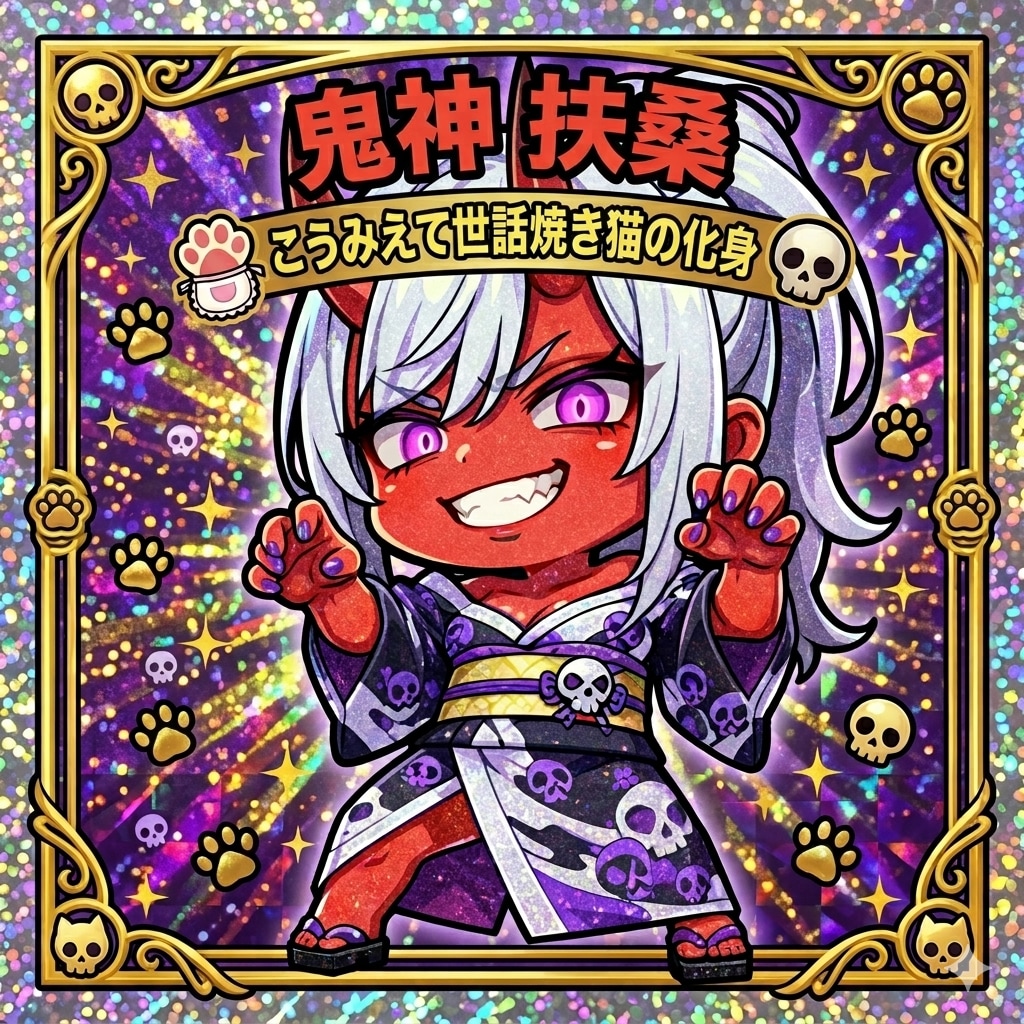鬼三姉妹シール