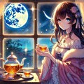 月夜と紅茶 9枚目