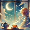 月夜と紅茶 2枚目