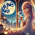 月夜と紅茶 8枚目