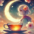 月夜と紅茶 3枚目