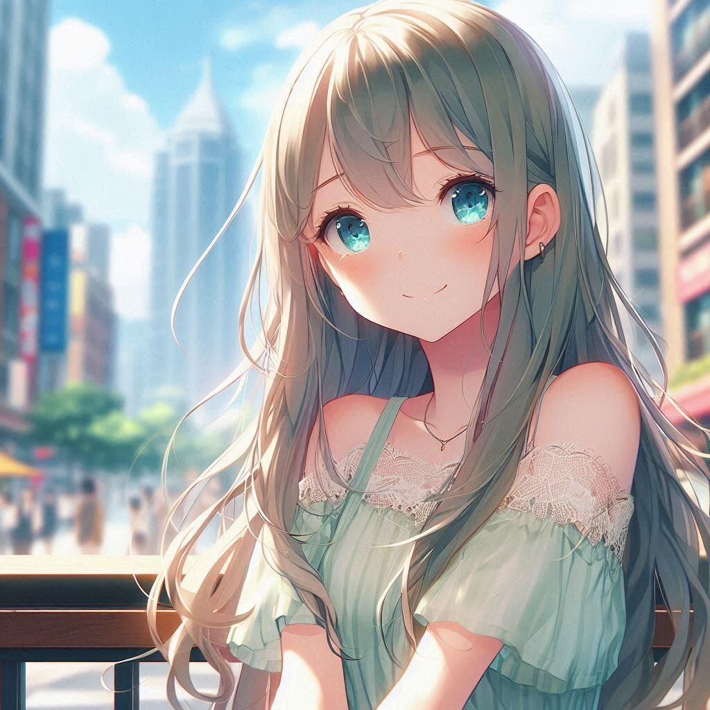 都会の女の子 city girl