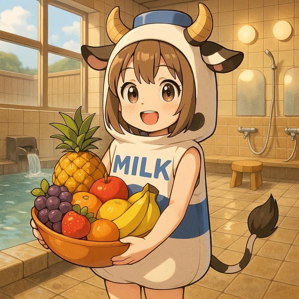 フルーツ牛乳ちゃん