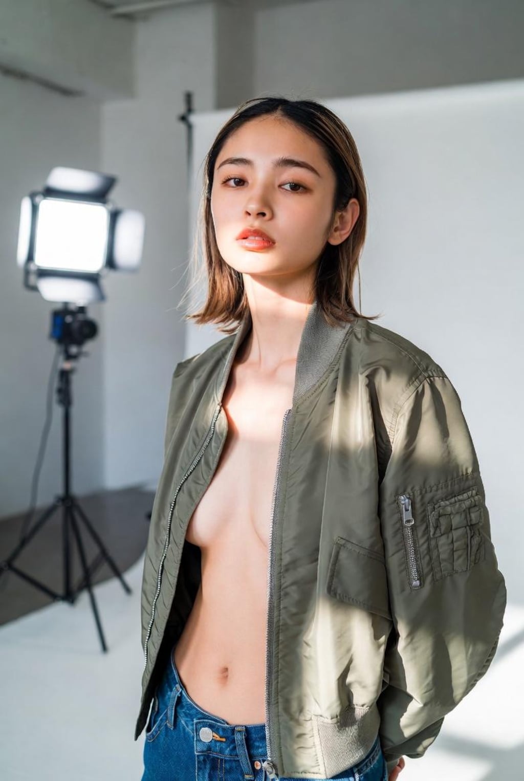 冬の美少女モデル（全体公開）