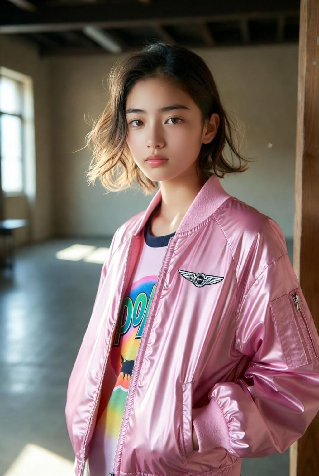 冬の美少女モデル（全体公開）
